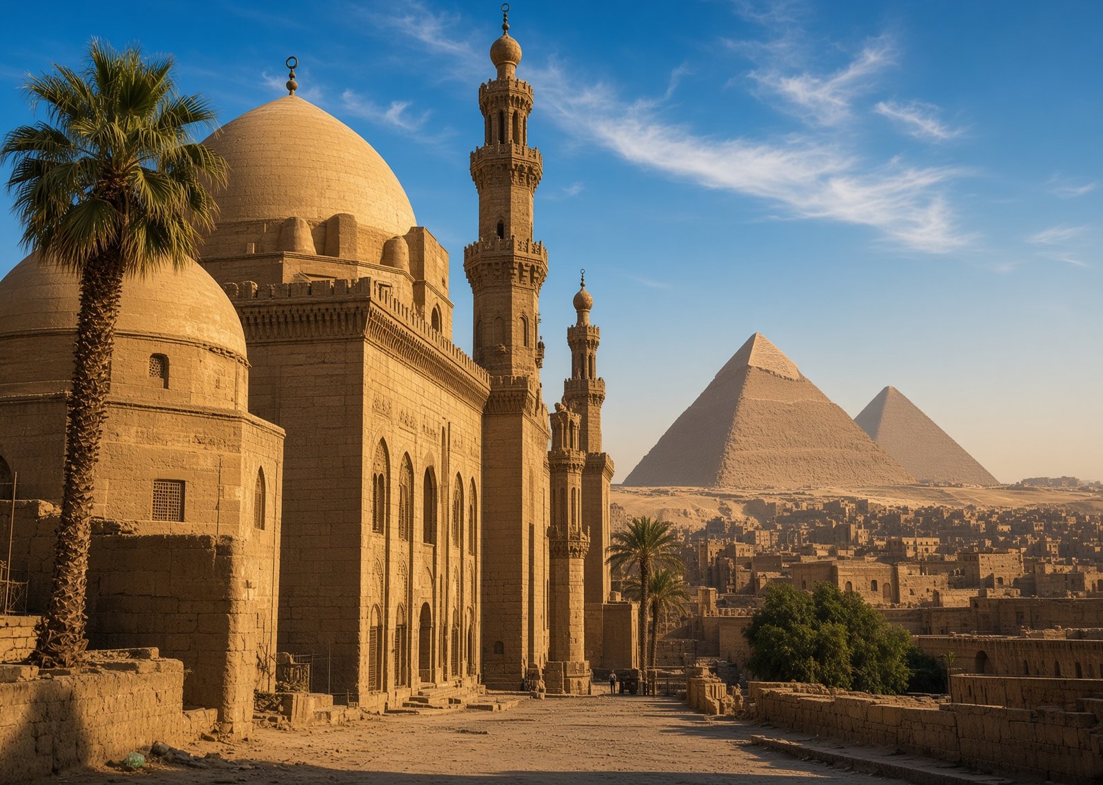 Cairo Egypt city and historic architecture