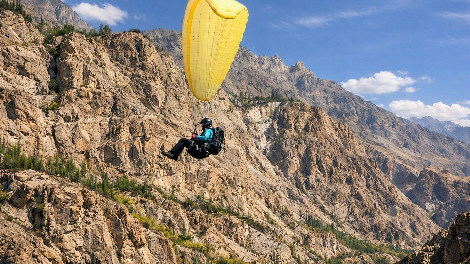 Paragliding in Hunza, Pakistan